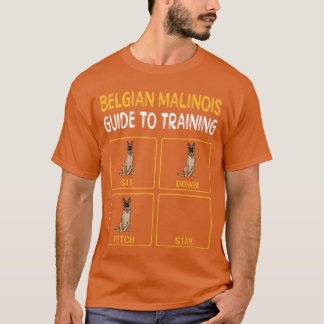 Camiseta Guía divertida del Malinoi belga para la obedienci