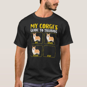 Camiseta Guía divertida y linda de corgi para entrenar a ma