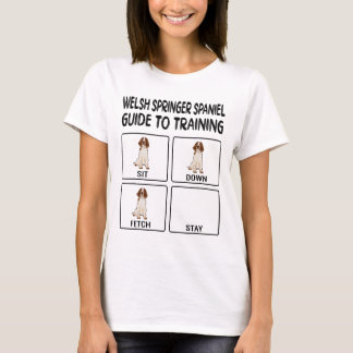 Camiseta Guía Española De Welsh Springer Para Entrenar Al P