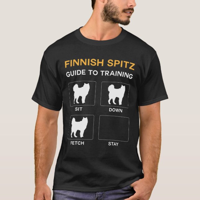 Camiseta Guía Finlandesa De Spitz Para Entrenar La Obedienc (Anverso)