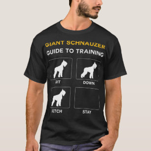 Camiseta Guía Gigante De Schnauzer Para Entrenar La Obedie
