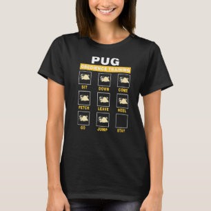 Camiseta Guía Graciosa De Cachorro De La Obediencia Del Per