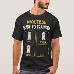 Camiseta Guía Maltesa Para Entrenar La Obediencia De Perros