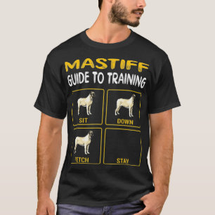 Camiseta Guía Mastiff Para Entrenar La Obediencia De Perro