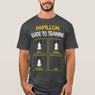 Camiseta Guía Papillon Para Entrenar La Obediencia De Perr
