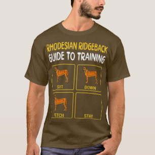 Camiseta Guía Ridgeback Rhodesiana Para Entrenar Perro