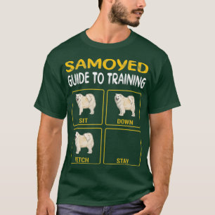 Camiseta Guía Samoyed Para Entrenar La Obediencia De Perro