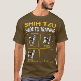 Camiseta Guía Shih Tzu Para Entrenar La Obediencia De Perro