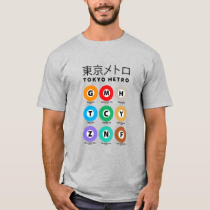 CAMISETA GUÍA TOKYO 東 京 メ METRO 
