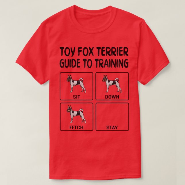 Camiseta Guía Toy Fox Terrier Para Entrenar Obediencia De P (Diseño del anverso)