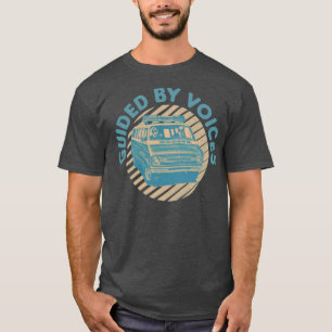 Camiseta Guiado Por El Diseño De Arte De Voces Retro
