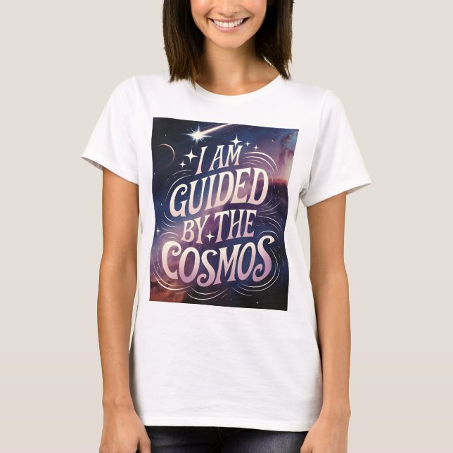Camiseta Guiado por los cosmos (Anverso)