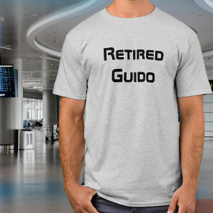 Camiseta Guido jubilado, divertido, chiste de papá, humor, 