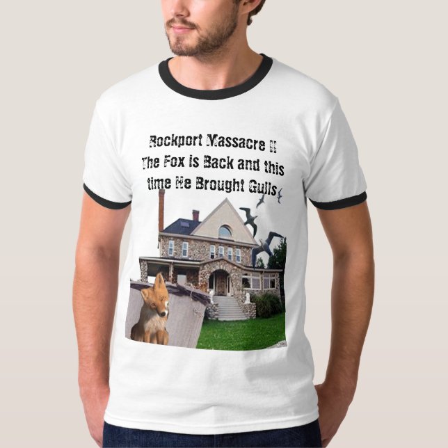 Camiseta guijarro, masacre II de Rockport (Anverso)