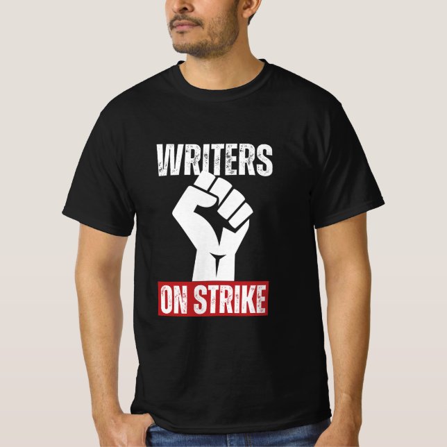 Camiseta Guild De Escritores De América En Huelga Anti AI C (Anverso)