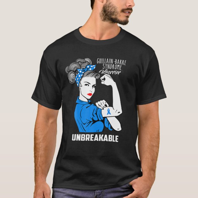 Camiseta Guillain-Barre, Guerrero del Síndrome de Guillain- (Anverso)