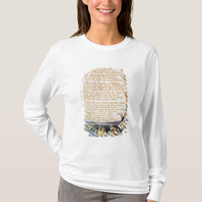 Camiseta Guillermo Blake el | el Tyger, de canciones de la (Anverso)