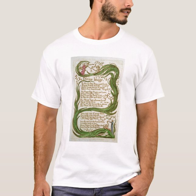 Camiseta Guillermo Blake el | la imagen divina, de (Anverso)