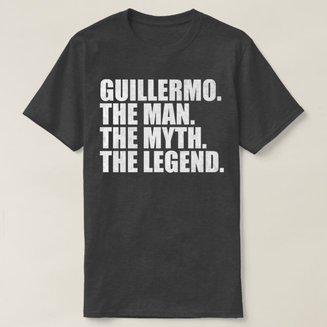Camiseta GuillermoGuillermo Nombre Guillermo Nombre dado no (Diseño del anverso)