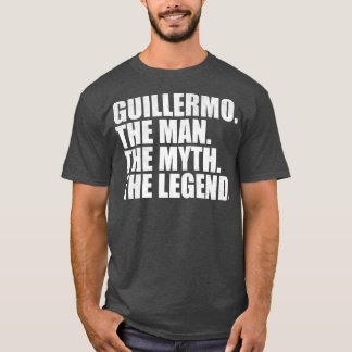 Camiseta GuillermoGuillermo Nombre Guillermo Nombre dado no