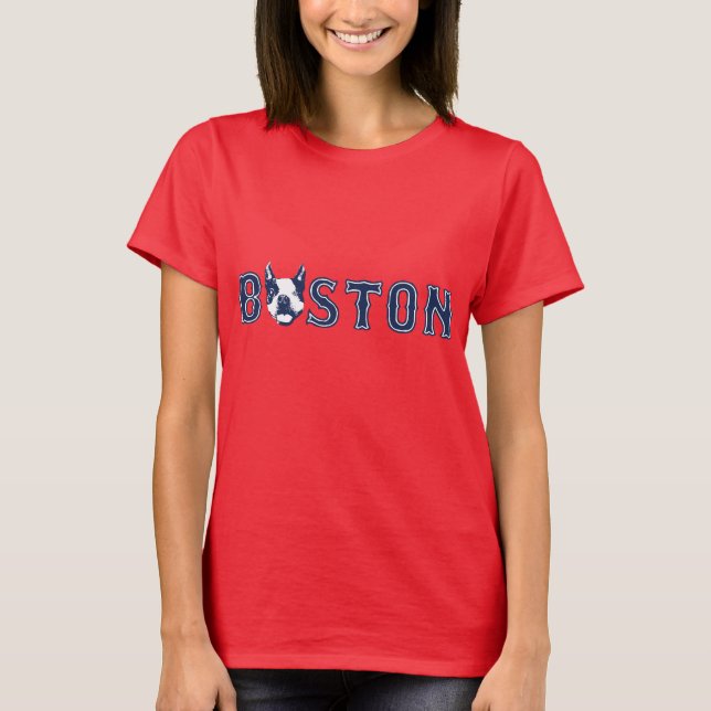 Camiseta Guiñando Boston Terrier - Boston (Anverso)