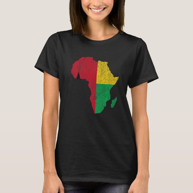 Camiseta Guinea-Bissau Bandera África Continente Regalo fpr (Anverso)