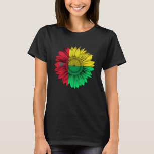 Camiseta Guinea Bissau Bandera del girasol Guinea Bissau ra