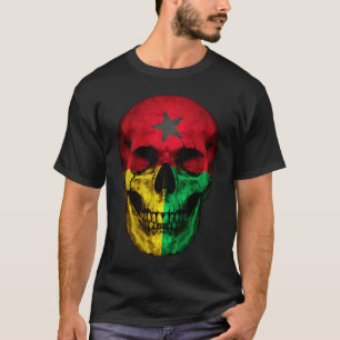 Camiseta Guinea Bissau: La bandera de Guinea Bissau enarbol