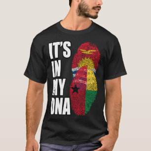 Camiseta Guinea Bissau Y Kiribati Mezclan Bandera Del Patri