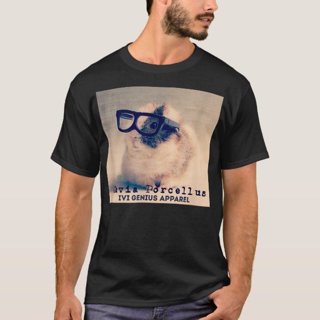 Camiseta Guinea Cavia Porcellus Nerd (Anverso)
