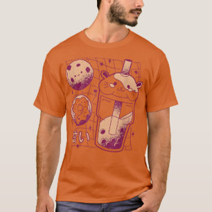 Camiseta Guinea Cerdo Boba Tea Bubble Tea Kawaii Guinea Cer