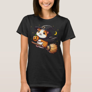 Camiseta Guinea Cerdo divertida Witch Halloween Costume Bro