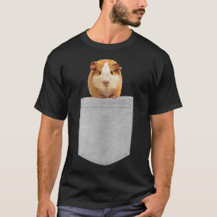 Camiseta Guinea Cerdo Fake Pocster Hamster Art Rodent Anima