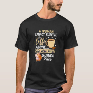 Camiseta Guinea Cerdo Gráfica De Mujeres Y Chicas