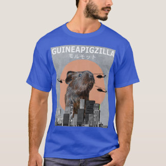 Camiseta Guinea Cerdo Guinepigzilla Animal Funny Cerdos