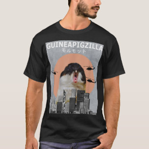 Camiseta Guinea Cerdo Guinepigzilla Animal Funny Cerdos