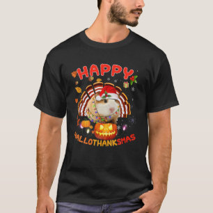 Camiseta Guinea Cerdo Halloween Feliz Navidad Hallov