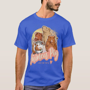 Camiseta Guinea Cerdo Love My Mascota Vintage Animal Des