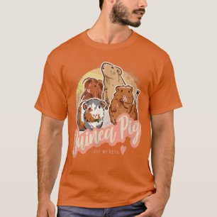 Camiseta Guinea Cerdo Love My Mascota Vintage Animal Des