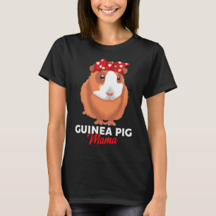 Camiseta Guinea Cerdo Mamá Guinea Cerdos a divertidos Chica