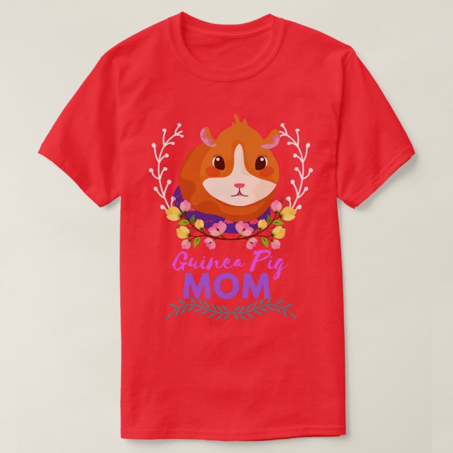 Camiseta Guinea Cerdo Mamá Rodent Mascota Diseño de amor an (Diseño del anverso)