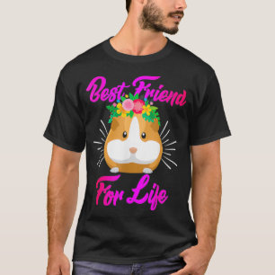 Camiseta Guinea Cerdo Mejor Amigo Por Vida