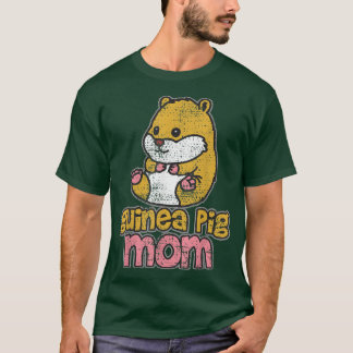 Camiseta Guinea Cerdo Mom Kawaii Vintage