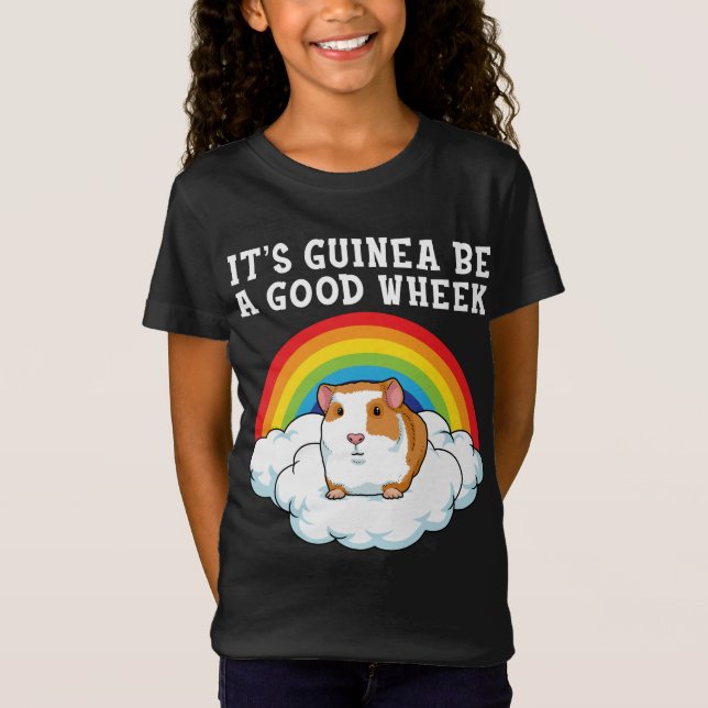Camiseta Guinea Cerdo Regalo Mujeres Rueda Cerdo de Guinea (Anverso)
