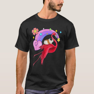 Camiseta Guinea Cerdo Rodeando Flamingo El Corazón Corazón 