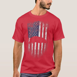 Camiseta Guinea Cerdo USA Bandera Americana 4 de Julio Prim