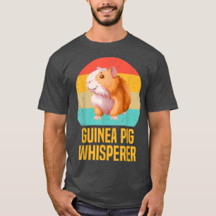 Camiseta Guinea Cerdo Whisperer Gracioso Diseño de Cerdo en