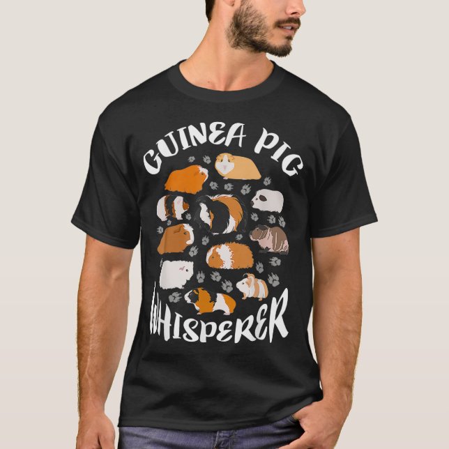 Camiseta Guinea Cerdo Whisperer Gracioso regalo para los ce (Anverso)
