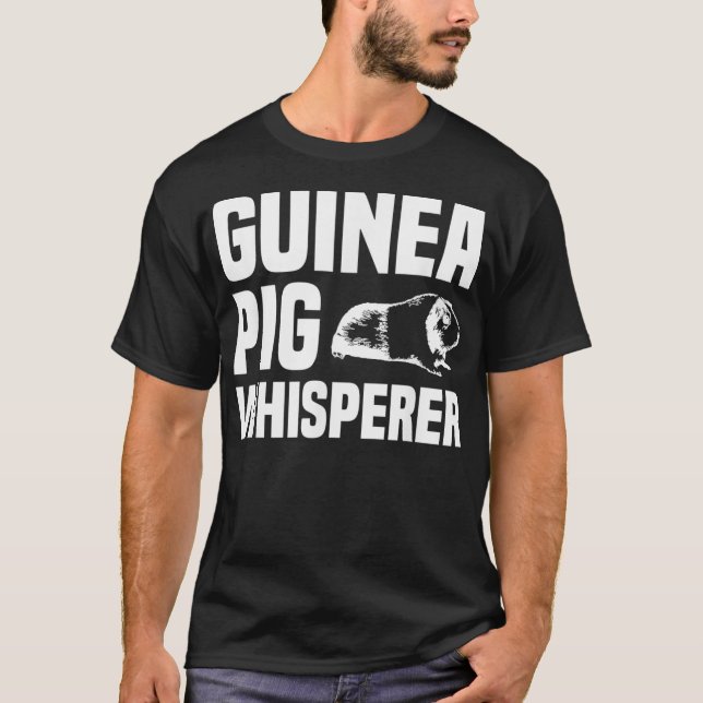 Camiseta Guinea Cerdo Whisperny Lover _1 (Anverso)