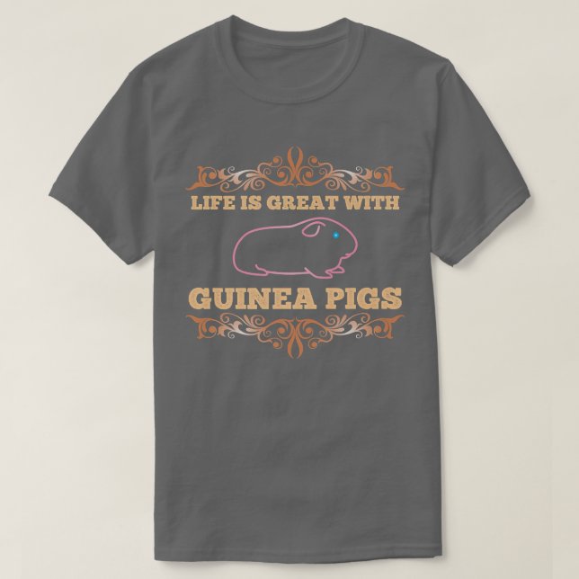 Camiseta Guinea Cerdos Lover Animal Guinea Diseño de Propie (Diseño del anverso)